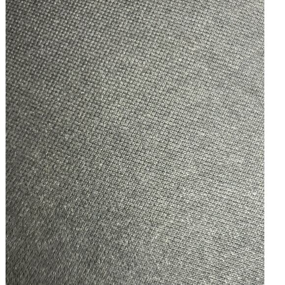 J. MCLAUGHLIN Dark Gray Grey Cashmere Blend Waffle Knit Long Sleeve Sweater XL - Picture 5 of 9